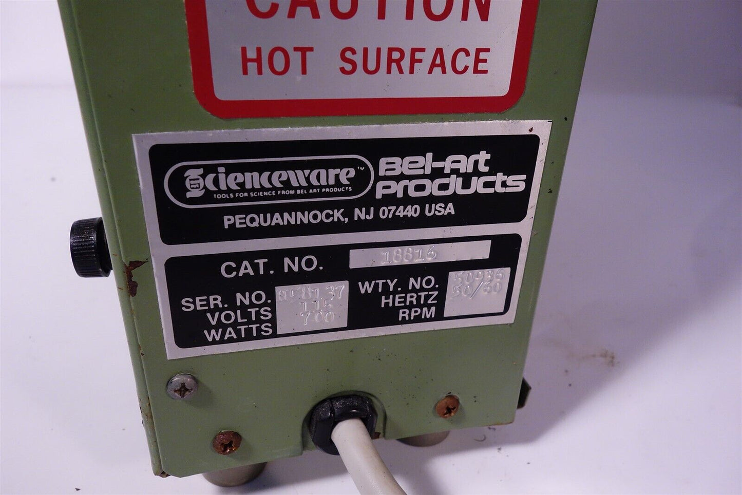 Scienceware Bel-Art 18816 Heated / Electric Lab Glass Drying / Blower
