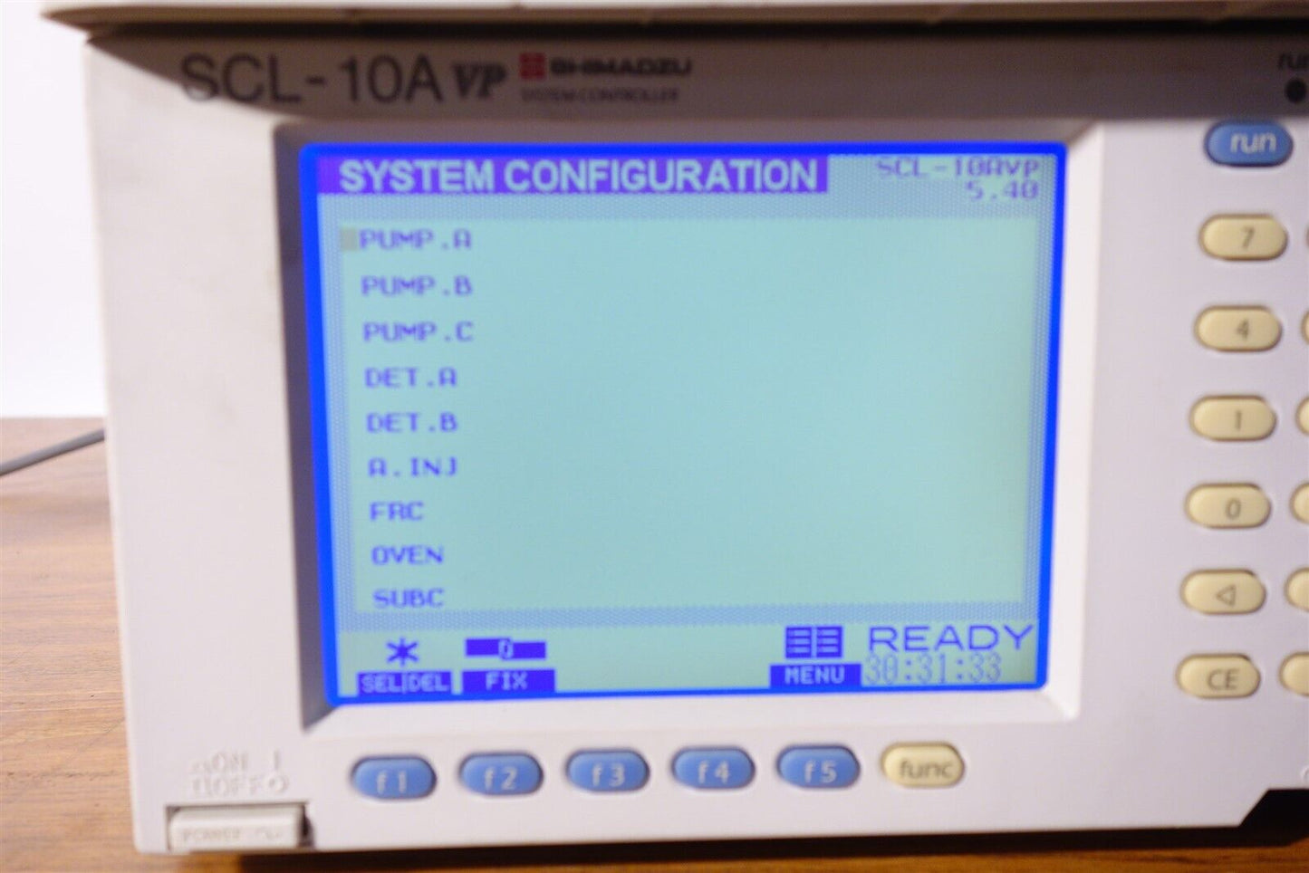 Shimadzu HPLC System (2) LC-10AT DGU-14A SCL-10A 
