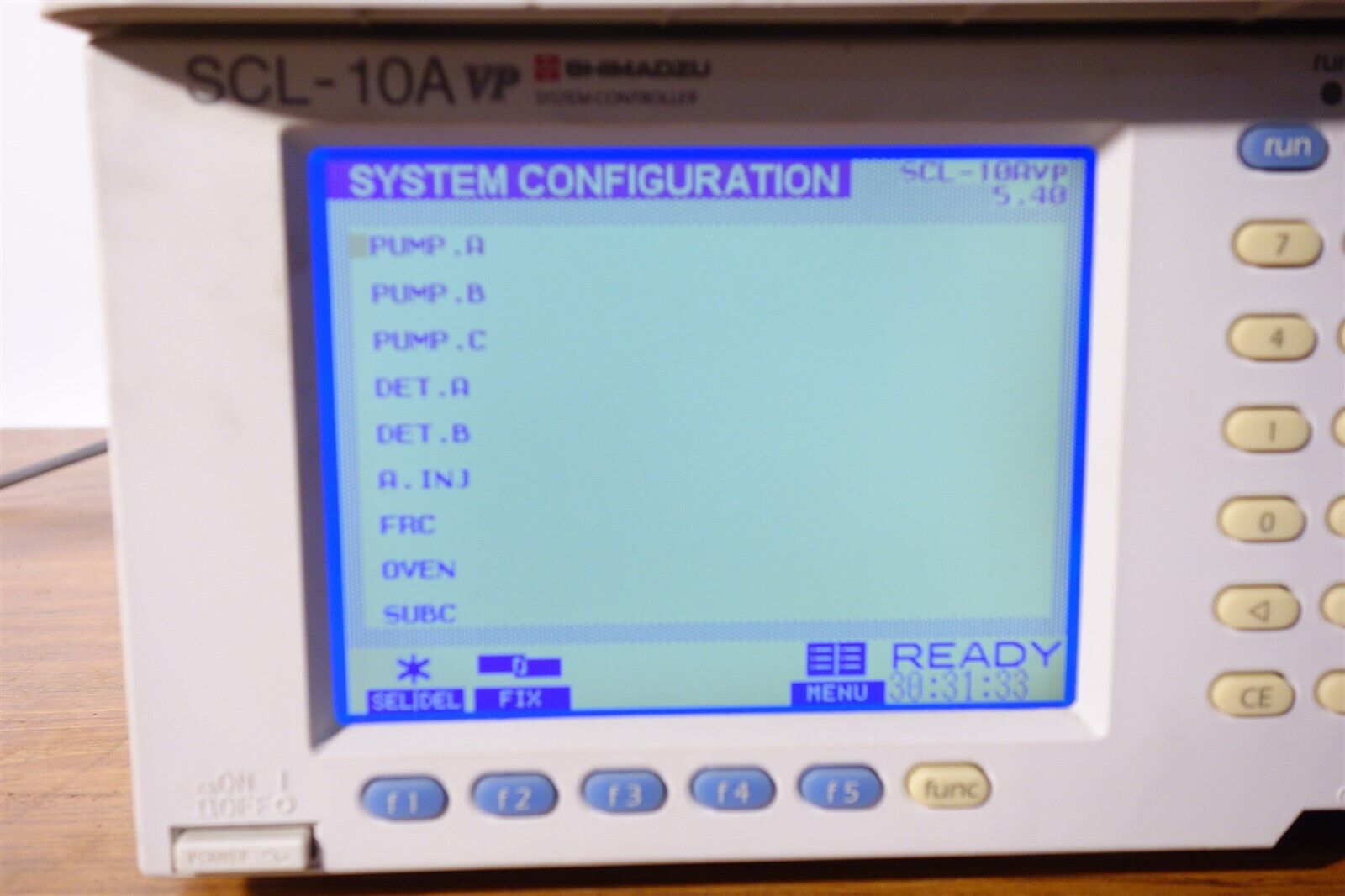 Shimadzu HPLC System (2) LC-10AT DGU-14A SCL-10A 