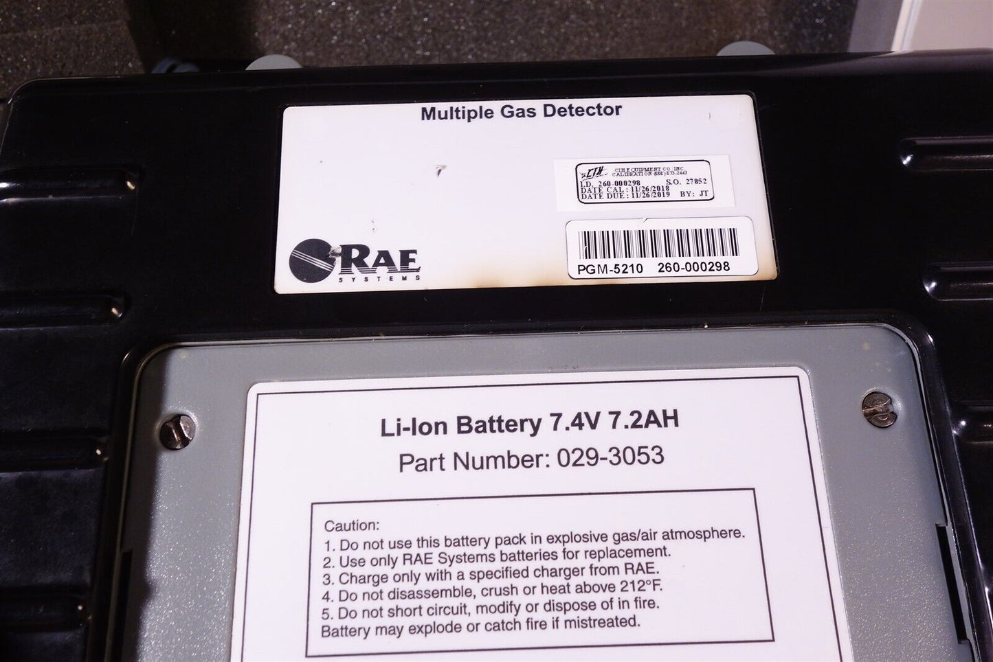 RAE Systems PGM-5210 IAQ Indoor Air Quality - 5 Gas Monitor - Excellet 