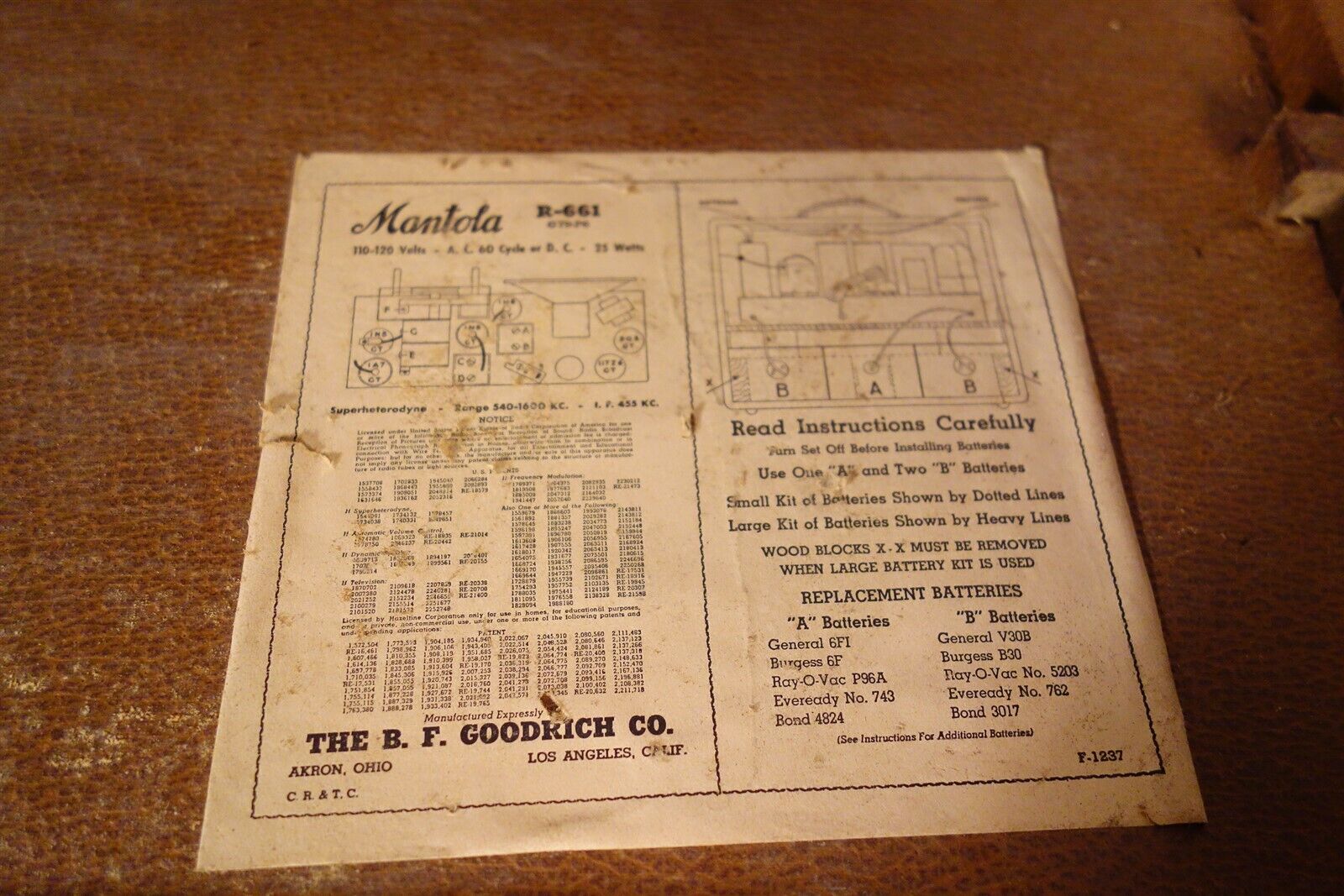 Mantola R-661 Radio 