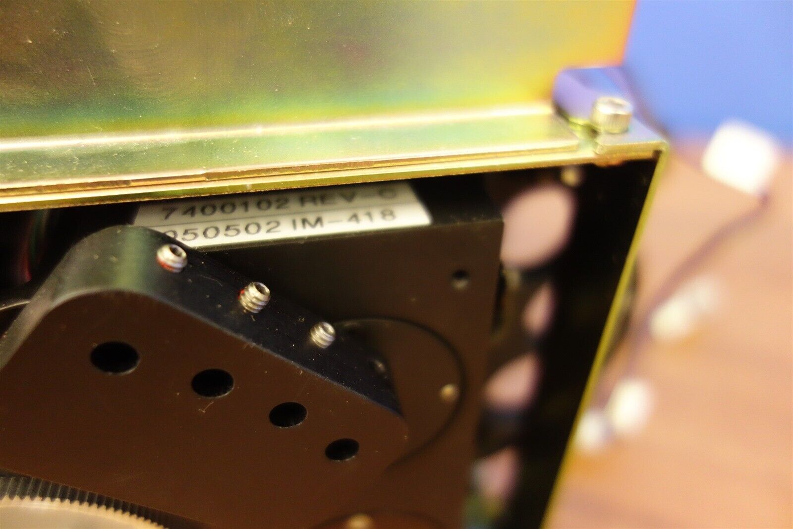 Perkin Elmer Halogen Lamp Housing with Filter Wheel 
