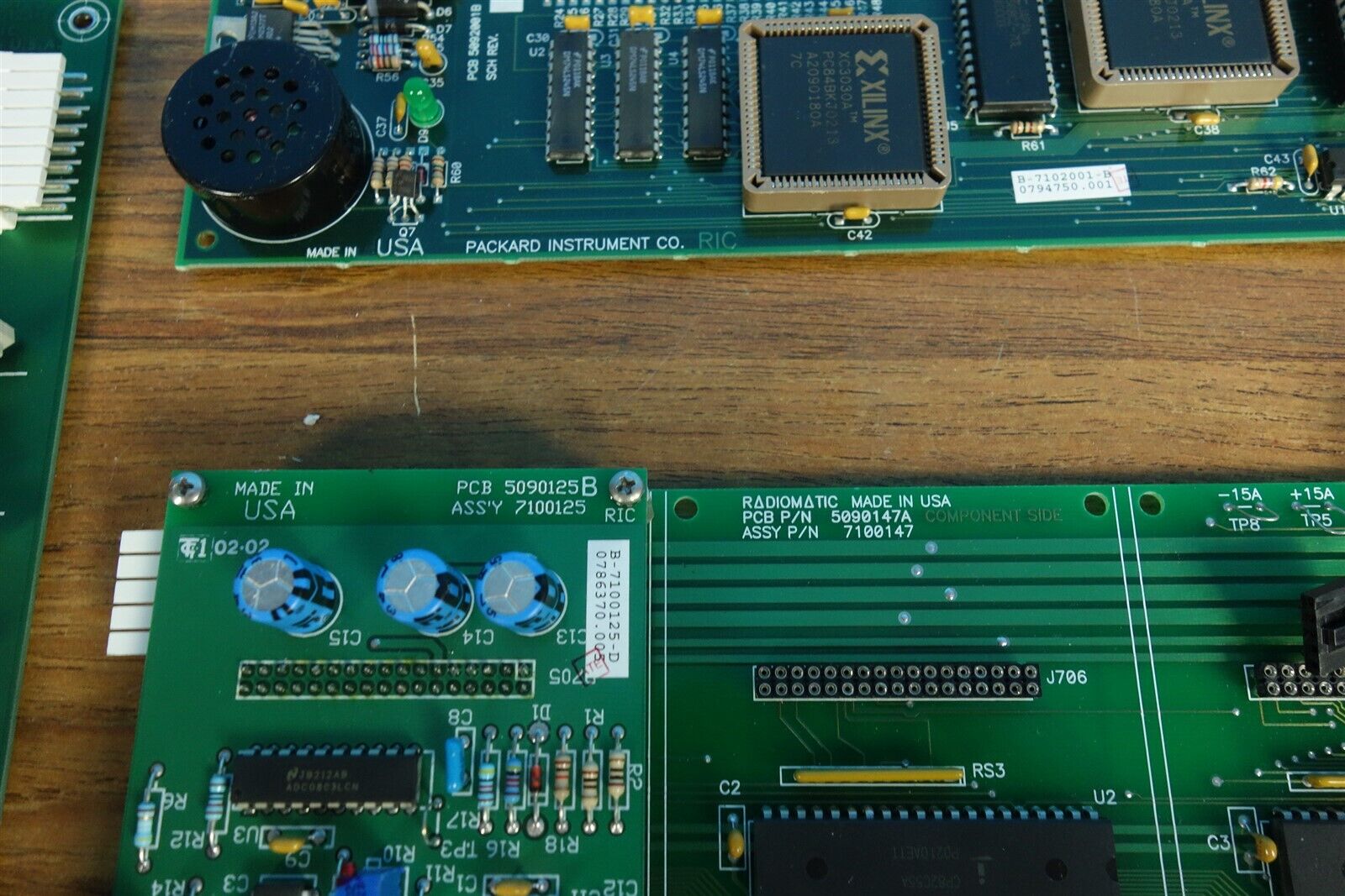 Packard / Radiomatic / Perkin Elmer Flow Scintillation Analyzer Main PCB Boards