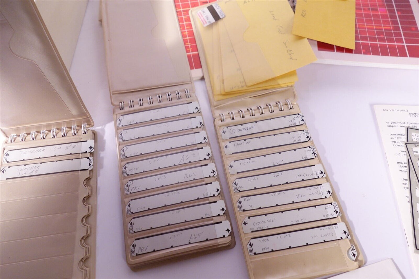 vintage Hewlett Packard HP-41C & 82104A Card Reader, Module manuals calculator