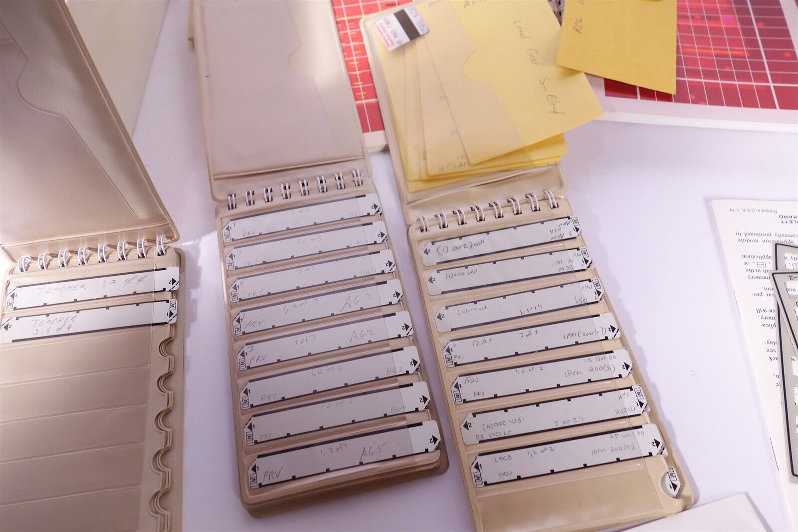 vintage Hewlett Packard HP-41C & 82104A Card Reader, Module manuals calculator