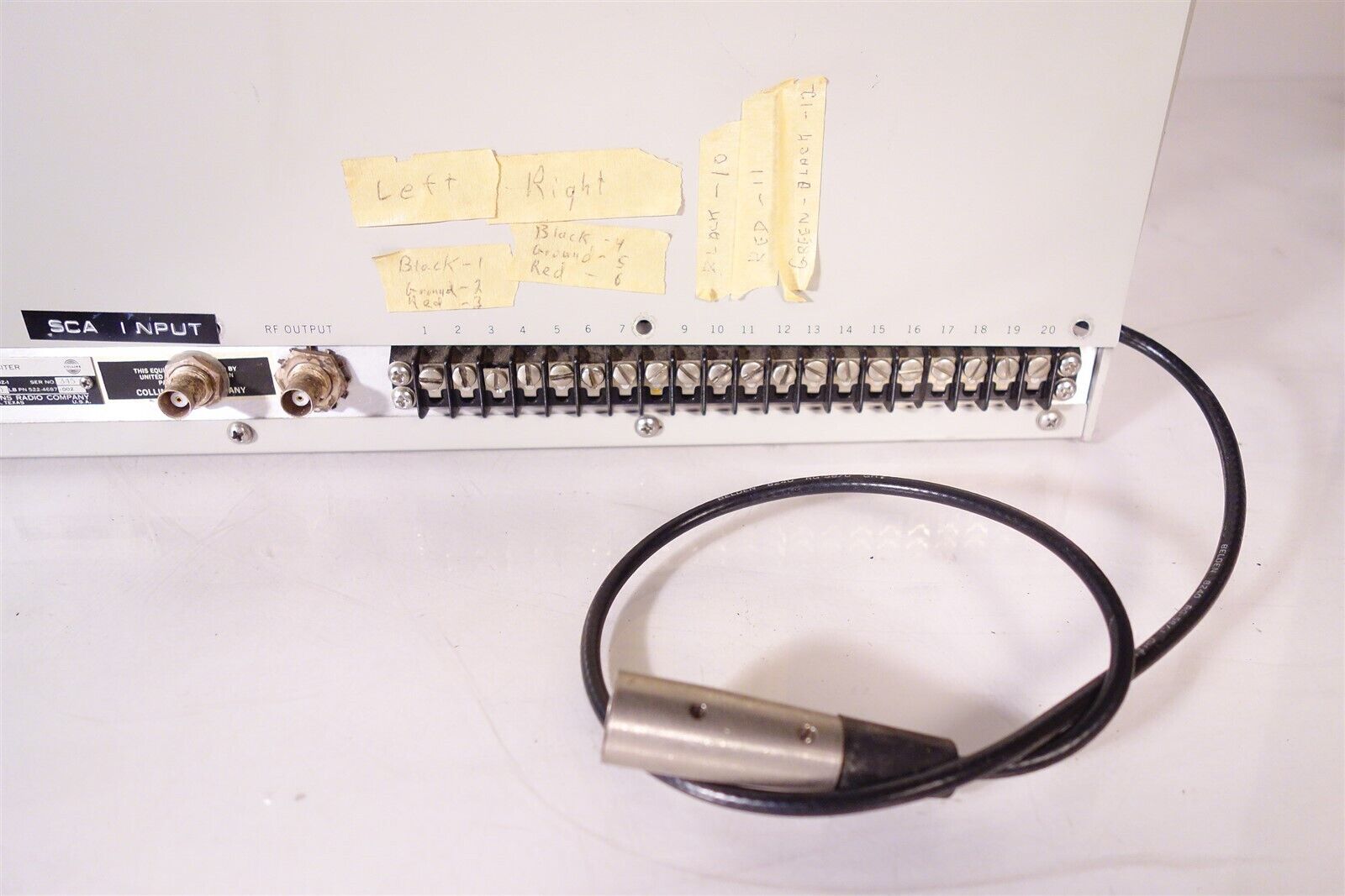 Collins 310Z-1 310Z-2 Z-2 Card Installed  Broadcast Radio FM Exciter