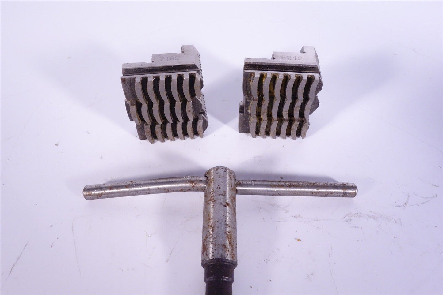 Lathe Chuck Jaws + Wrench 