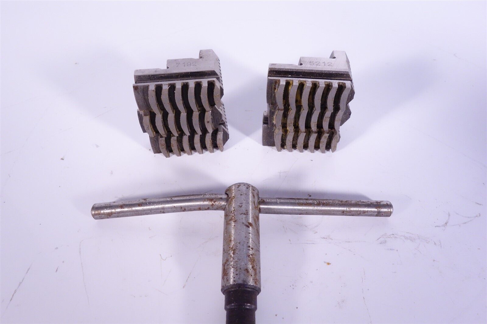 Lathe Chuck Jaws + Wrench 