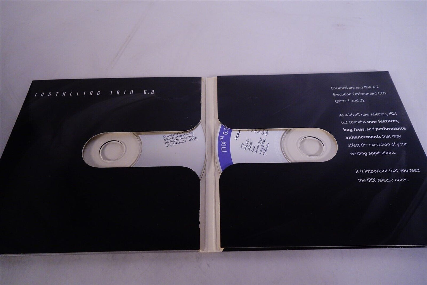 SGI Silicon Graphics IRIX 6.2 Update 