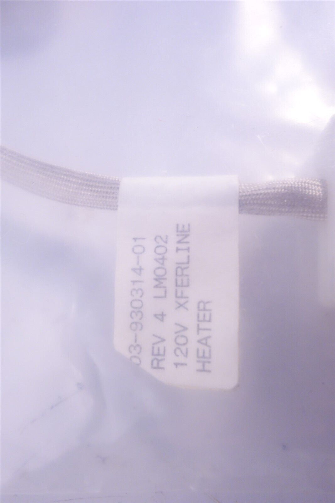 Varian CP-3800 Saturn 3800 TL Transfer Line Heater 120V 318953396 03-930334-01
