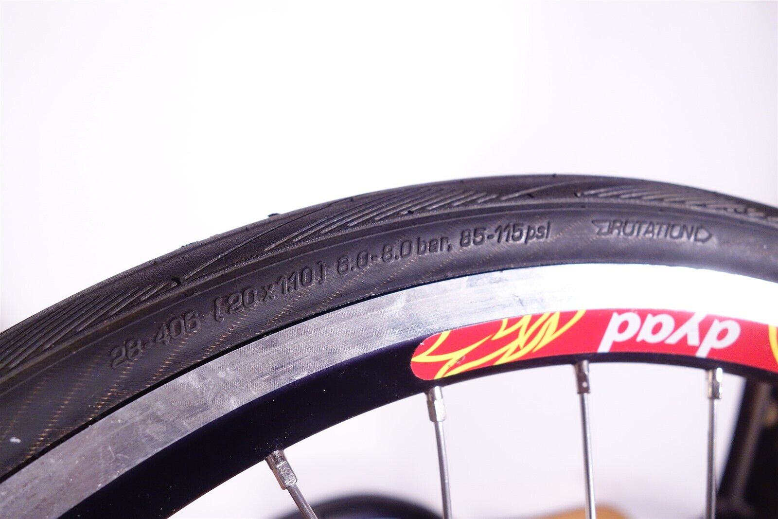 Lot of 2 20" Racing Wheels Velocity 20x1.10 Rims Schwalbe One Shimano HB-M758 