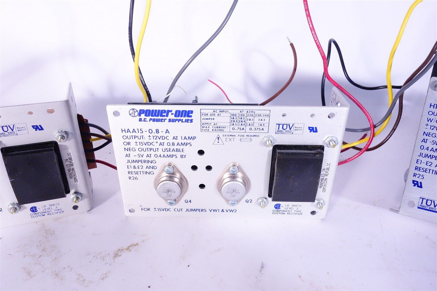 Lot of Power One Power Supplies HTAA-16-A HAA15-0.8-A 