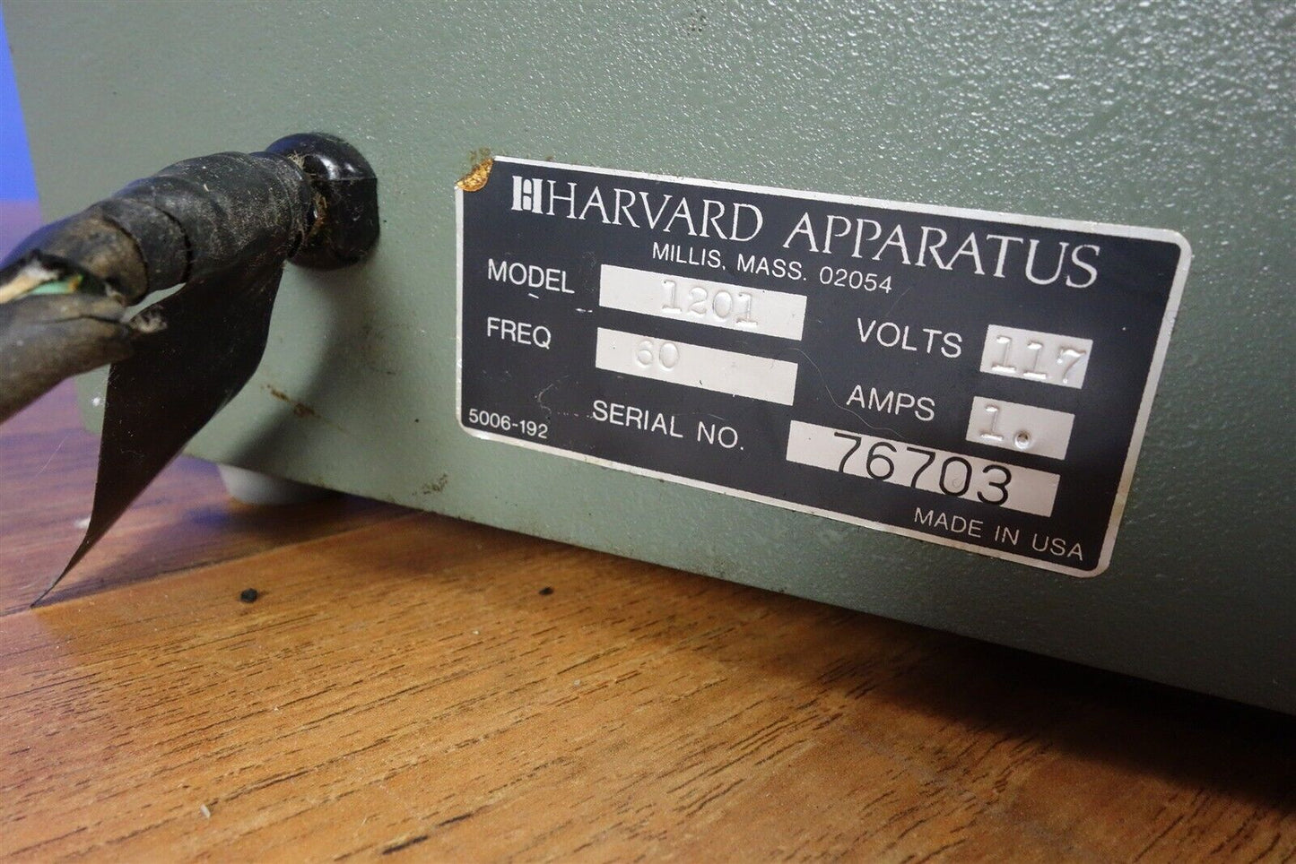 Harvard Model 1201 Large Syringe Pump Infusion / Withdraw Pump Working 