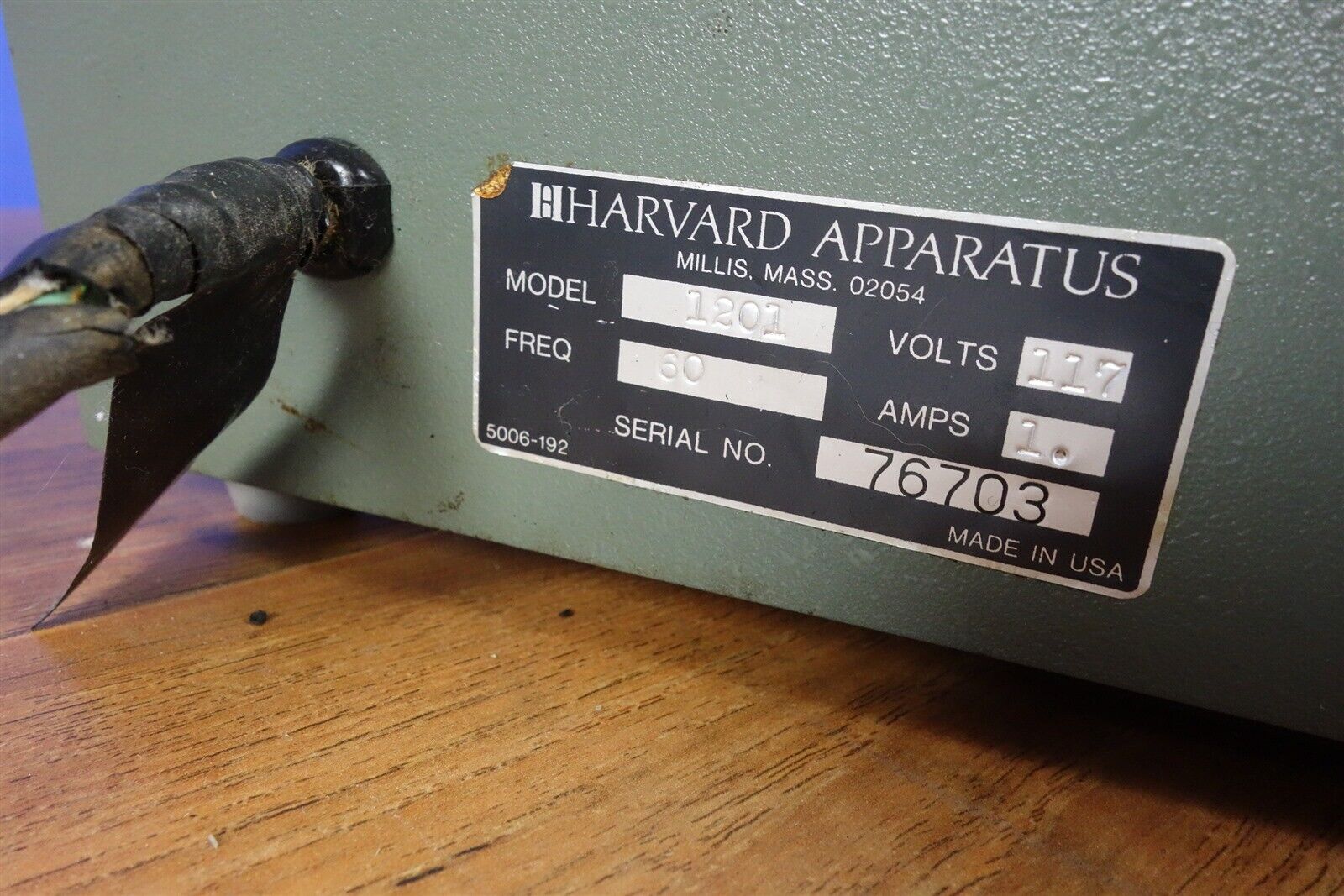 Harvard Model 1201 Large Syringe Pump Infusion / Withdraw Pump Working 