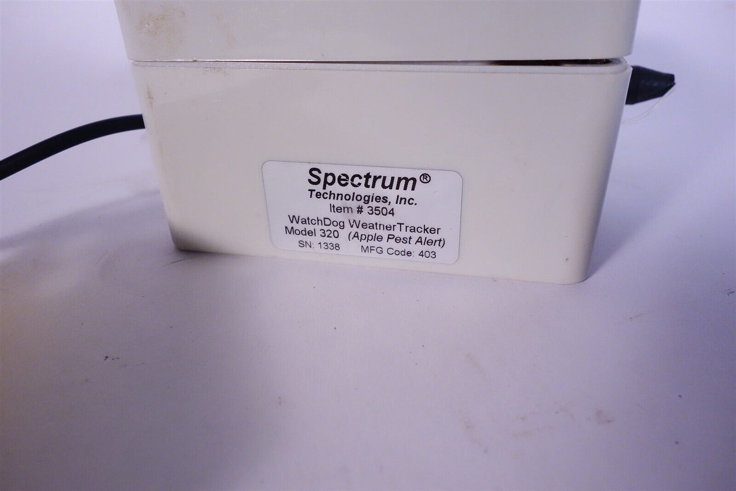 Spectrum Technologies WatchDog WeatherTracker #3504 Model 320 Apple Pest Alert