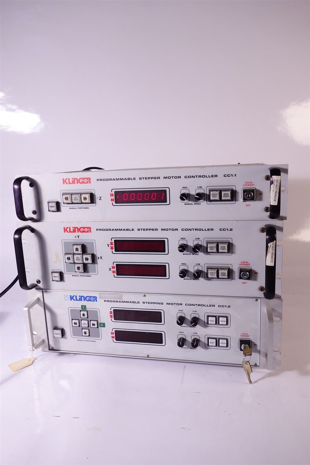 Klinger Programmable Stepper Motor Controllers CC1.1 CC1.2 