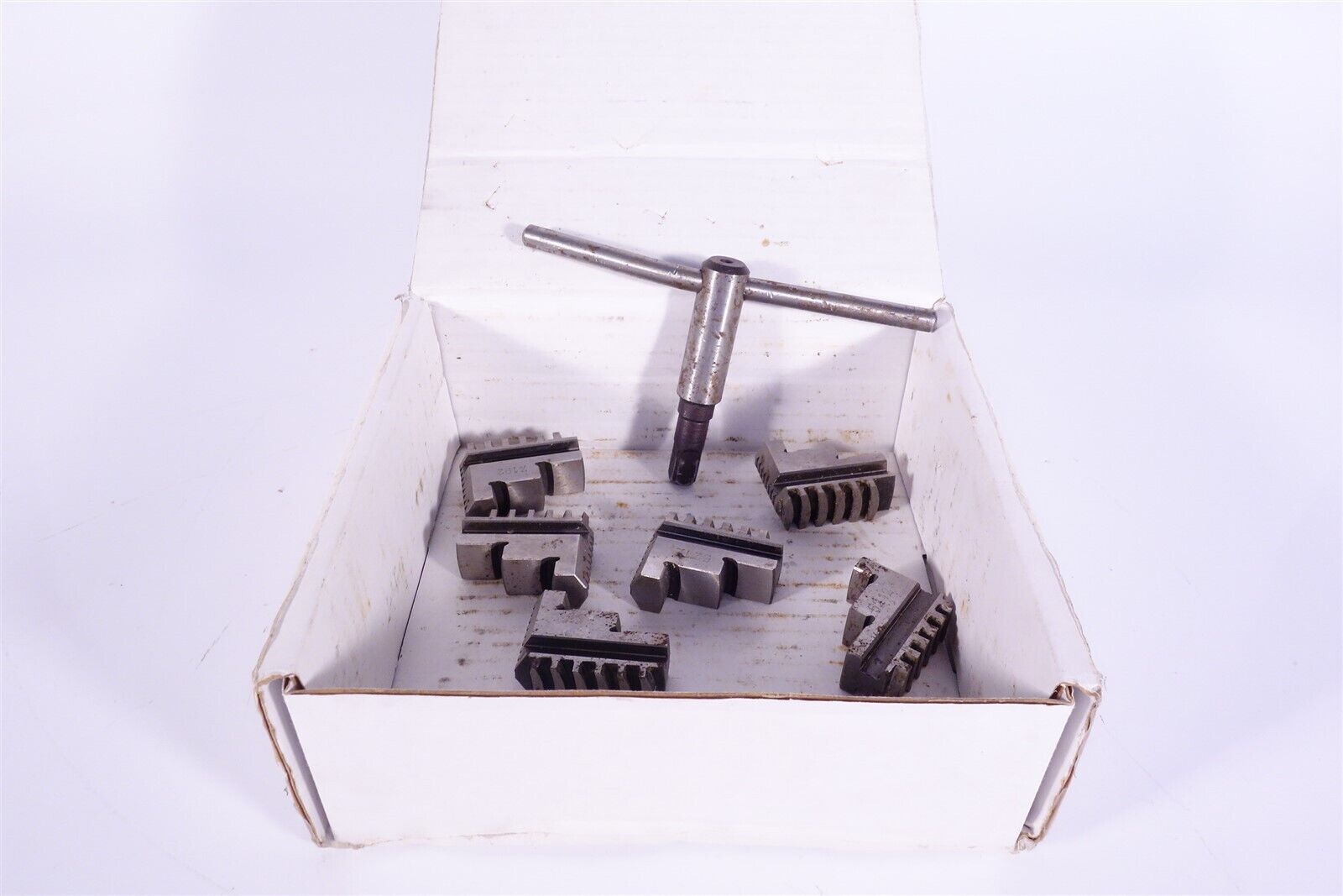 Lathe Chuck Jaws + Wrench 