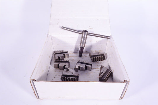 Lathe Chuck Jaws + Wrench 