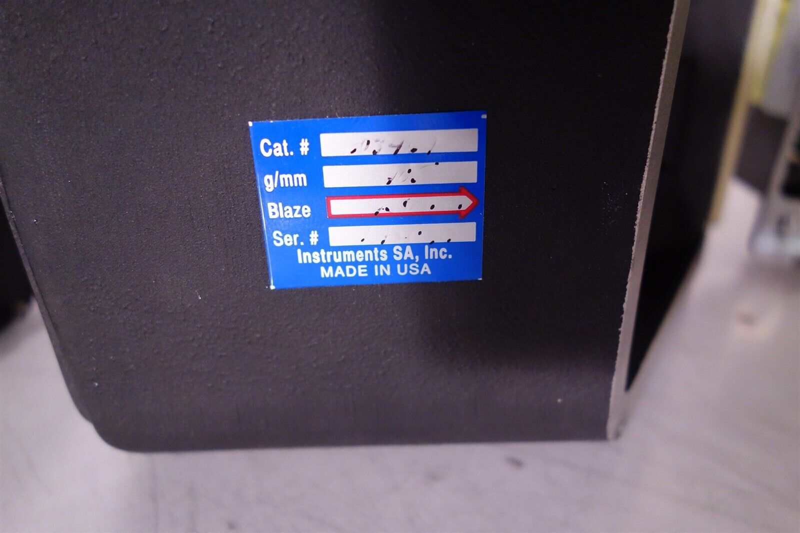 SA Instruments / Beckman Large Diffraction Holographic Grating 