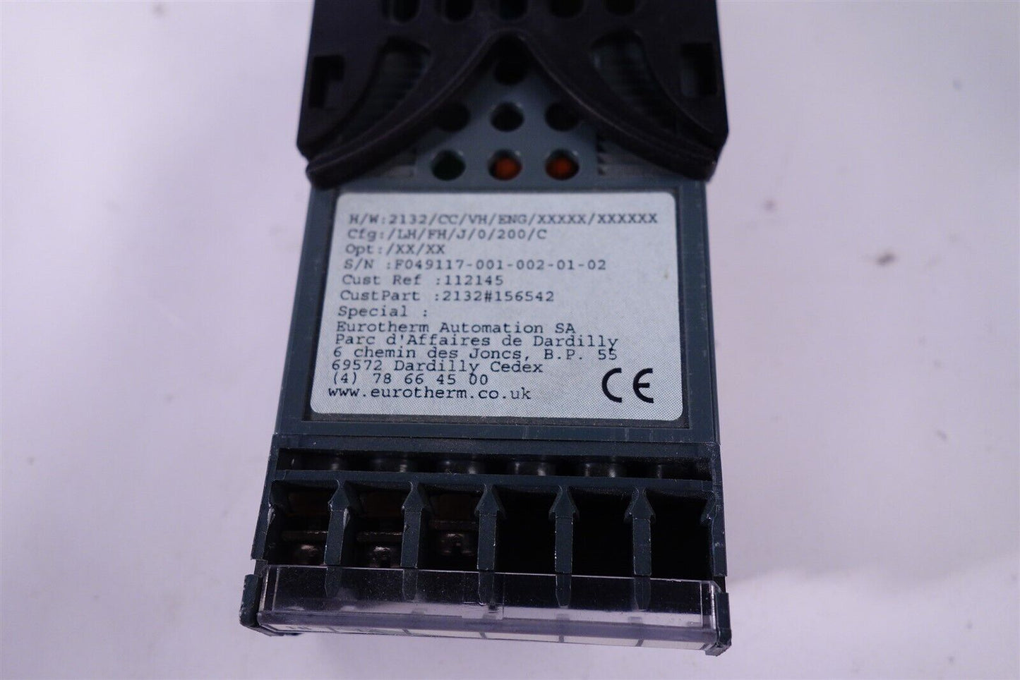 Eurotherm 2132/CC/VH/ENG 1/32 DIN Temperature Controller Tested Working