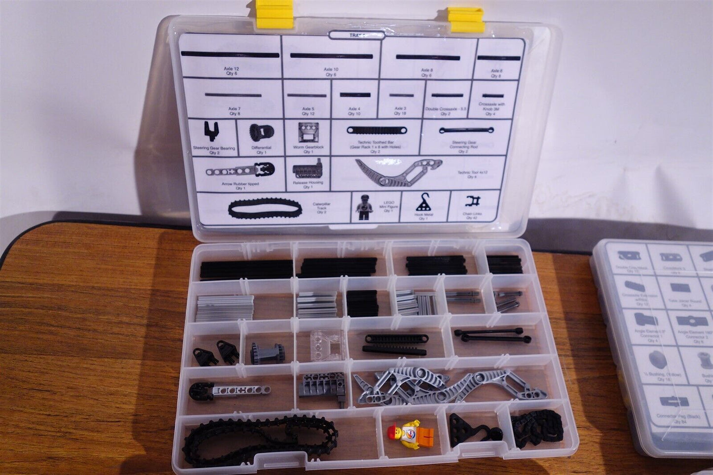 Lot of Lego Mindstorms NXT Education Parts / Accessories in Labeled Bins 