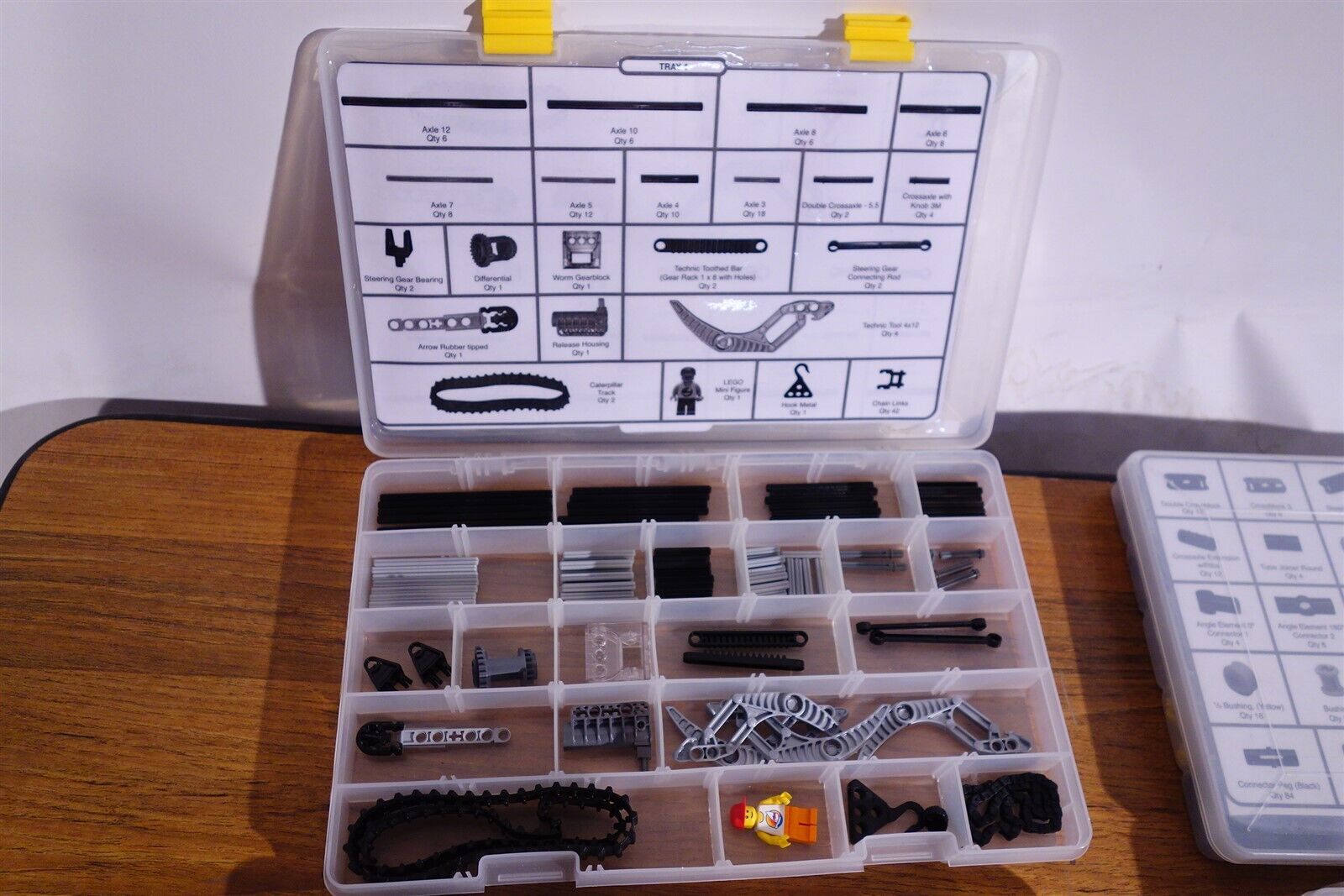 Lot of Lego Mindstorms NXT Education Parts / Accessories in Labeled Bins 