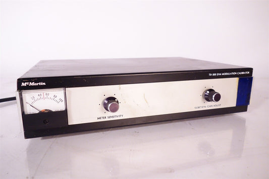 McMartin TX-300 FM Modulation Calibrator Broadcast 