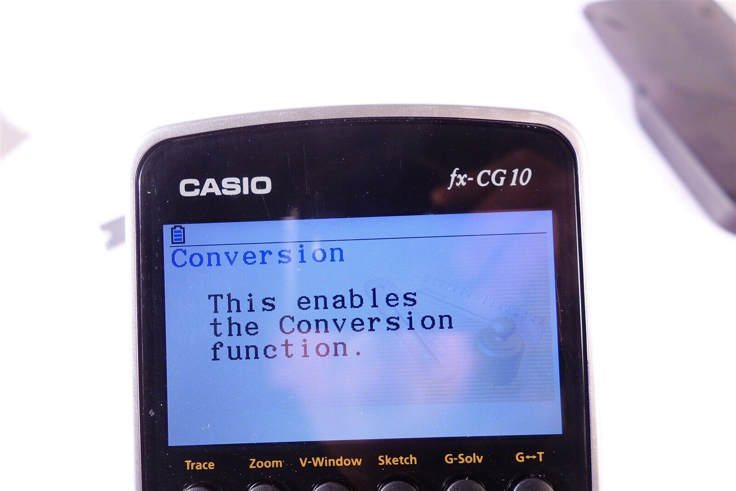 Casio fx-CG10 Color Graphing Calculator with Cover **TESTED & WORKING**