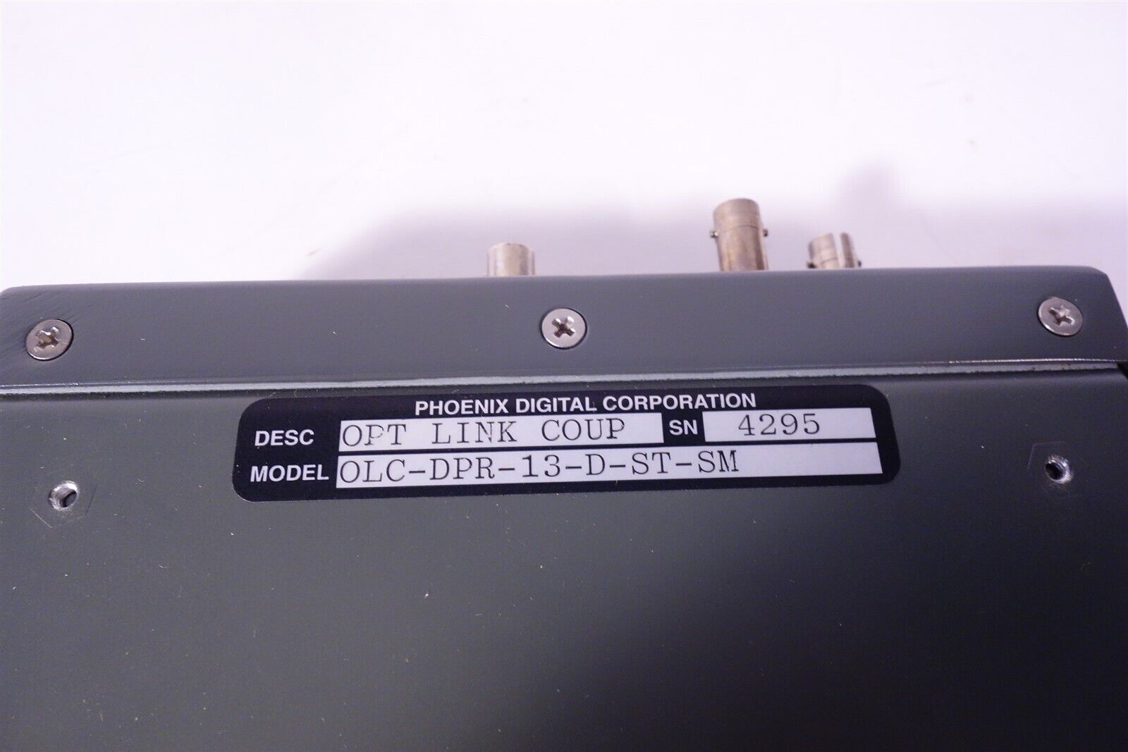 Phoenix Digital OPT LINK COUP OLC-DPR-13-D-ST-SM Allen Bradley 30 Day Warranty