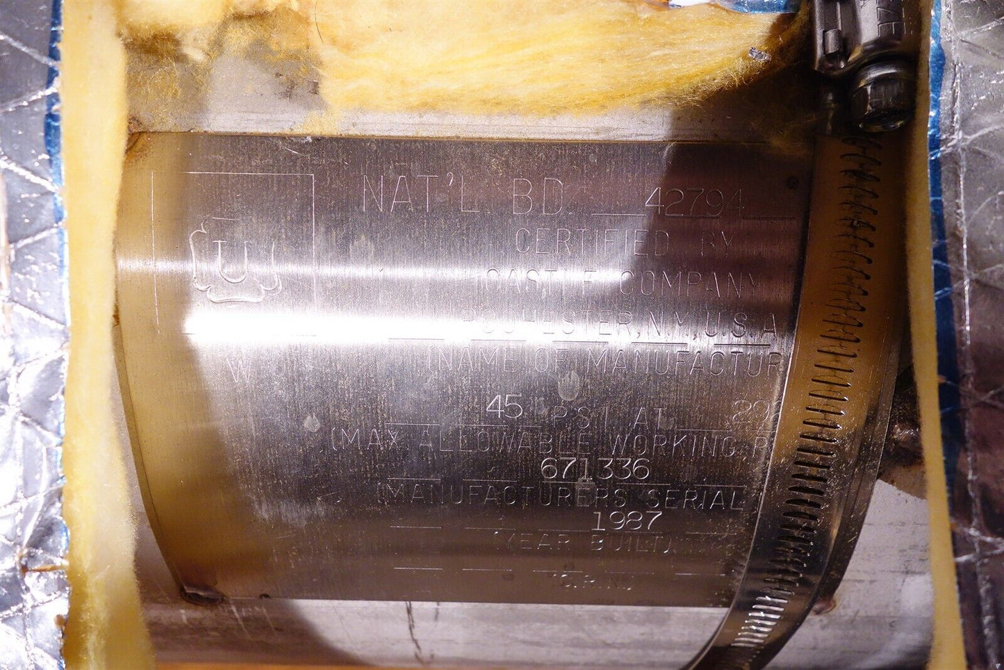 Stainless Steel Pressure Vessel / Pressure Chamber / Autoclave Submarine Door 