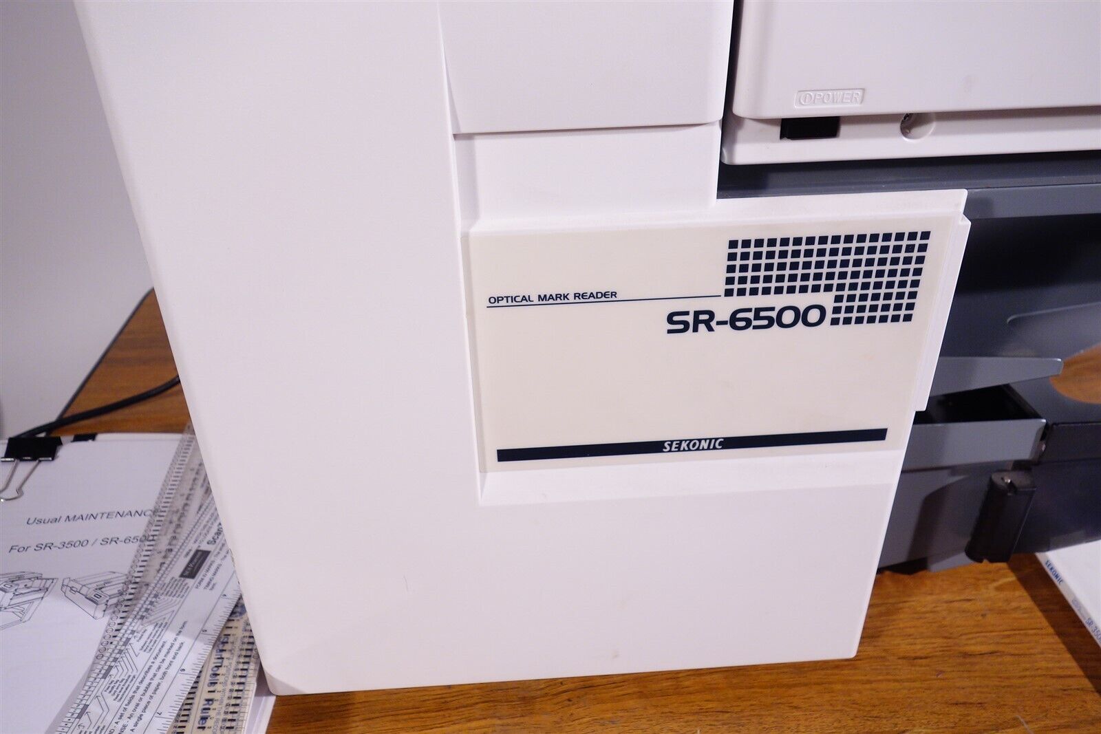 Sekonic SR-6500 OMR Optical Mark Reader + Stacker / Excellent 