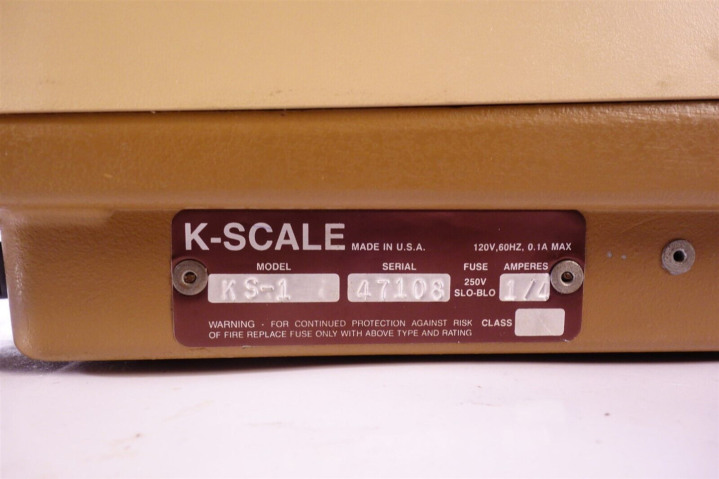 K-Scale / K-Tron KS-1 Programmable Product / Process / Lab Scale Balance