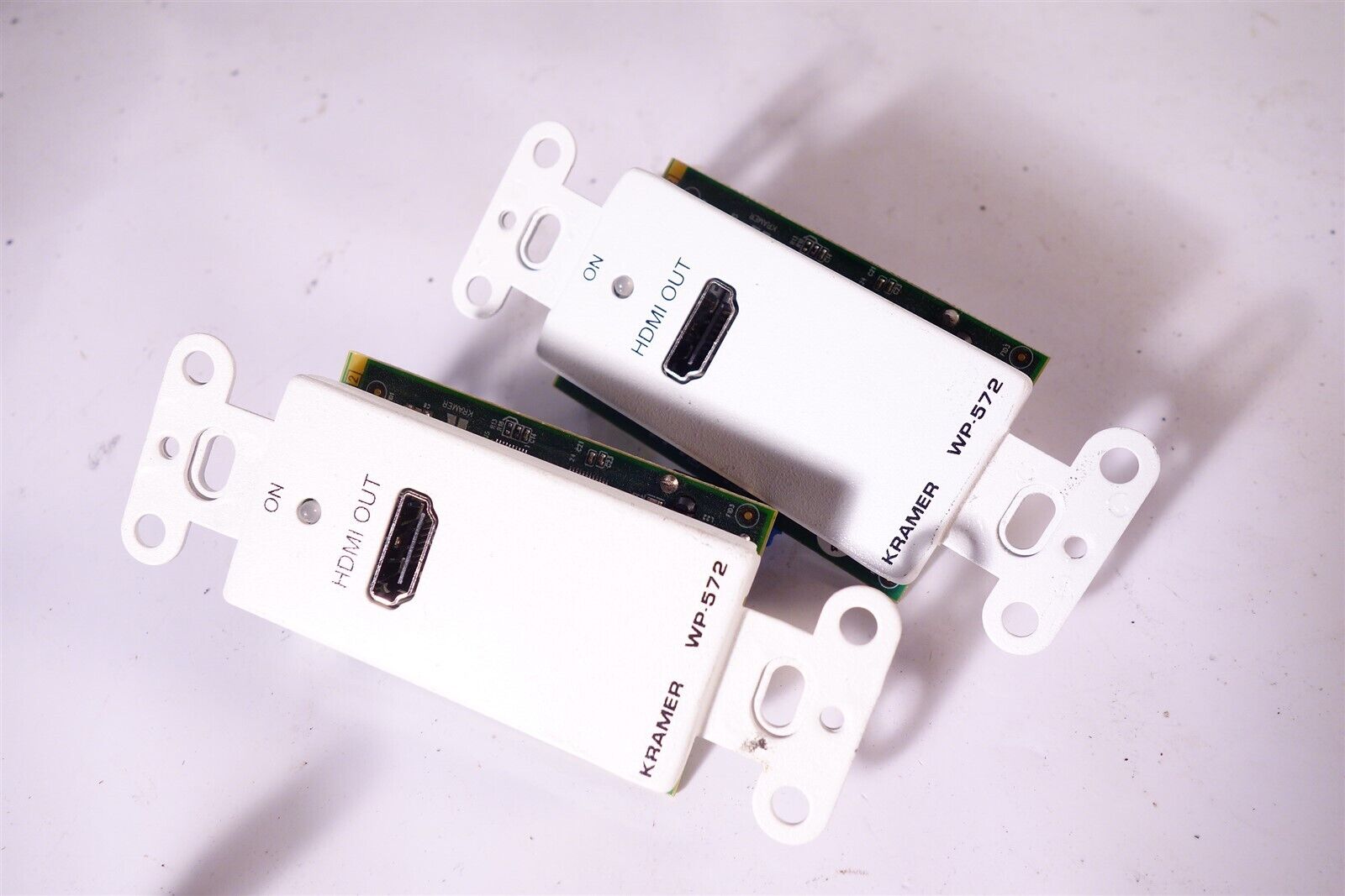 Lot of 2 Kramer WP-572/US HDMI to Cat 5/6 Wall Plate Transmitters