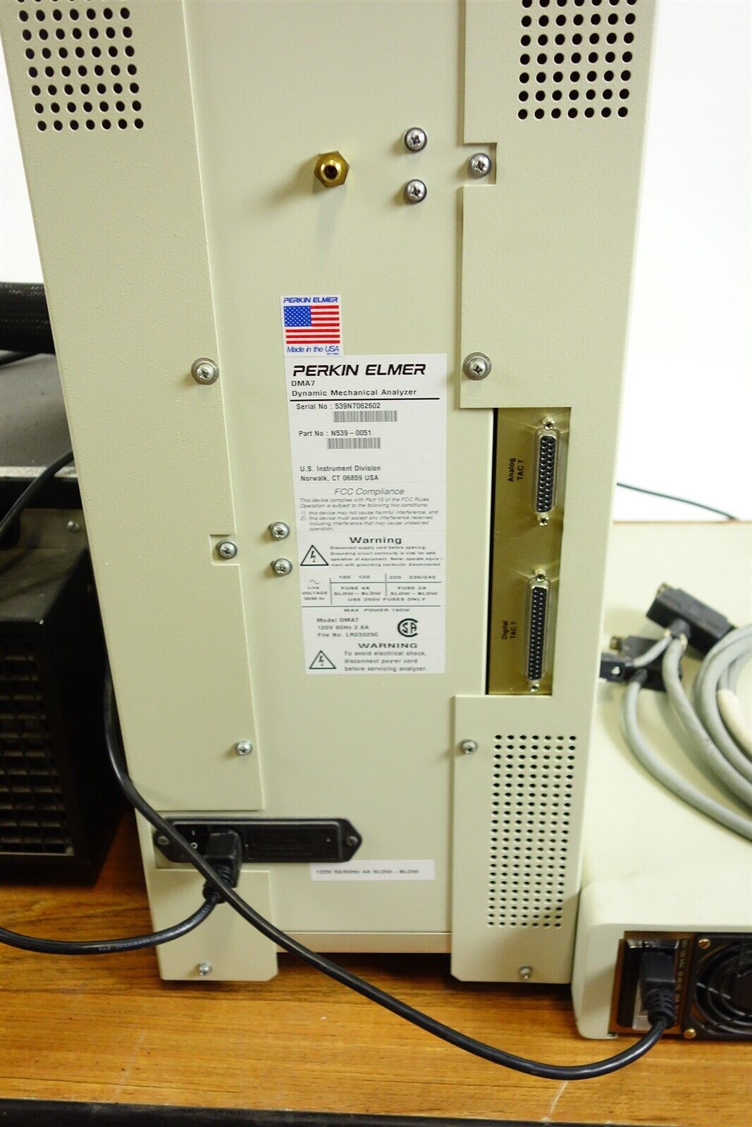 Perkin Elmer DMA7e + TAC 7/DX with FC-100-PEA Cooler 
