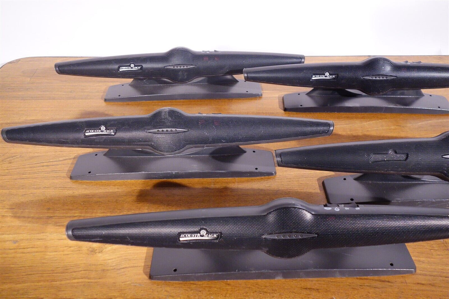 Lot of 5 Acoustic Magic Voice Tracker Speaker