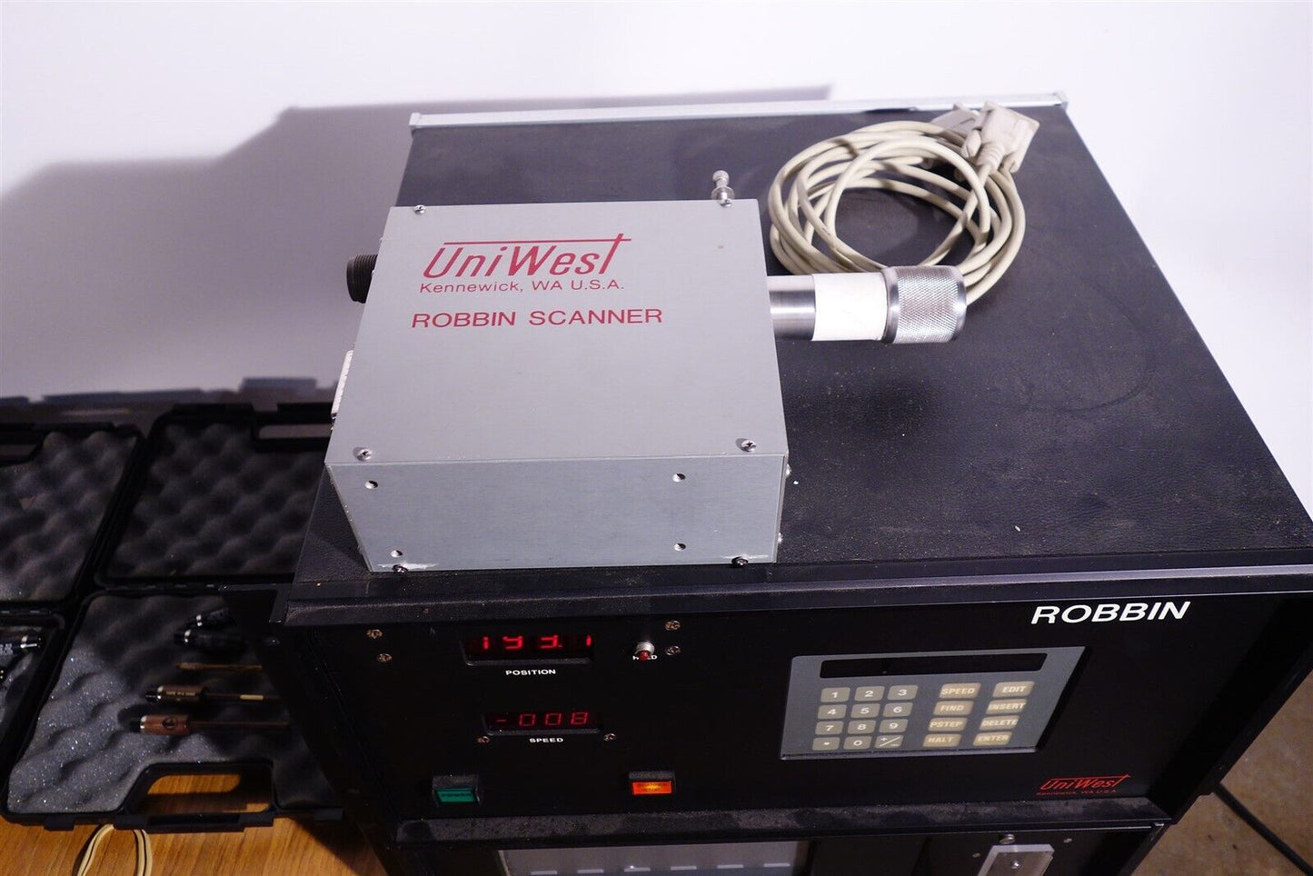 UniWest Eddy Current System / Bolt Hole Scanner with Lots of Accessories Probes 
