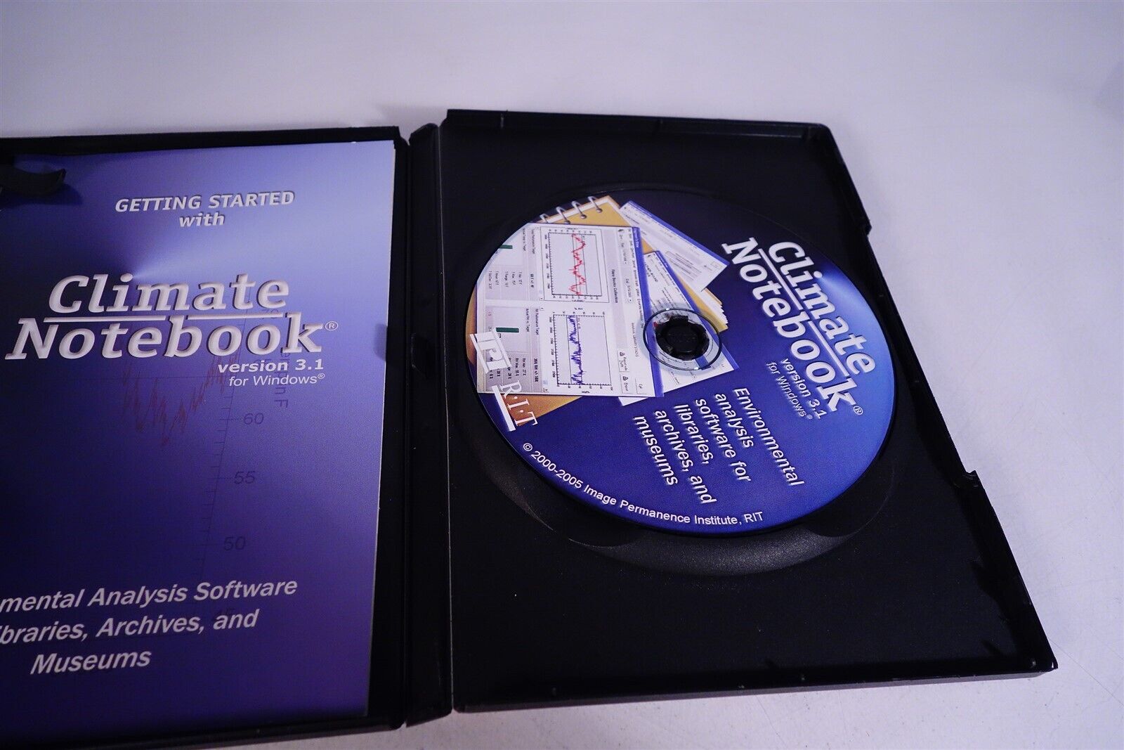 Image Permanence Institute: Climate Notebook software for microsoft version 3.1