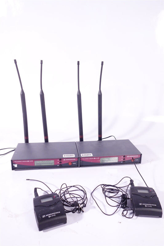 Two (2) Sennheiser EM100 G2 Wireless Receivers with (2) SK100 G3 Transmitters
