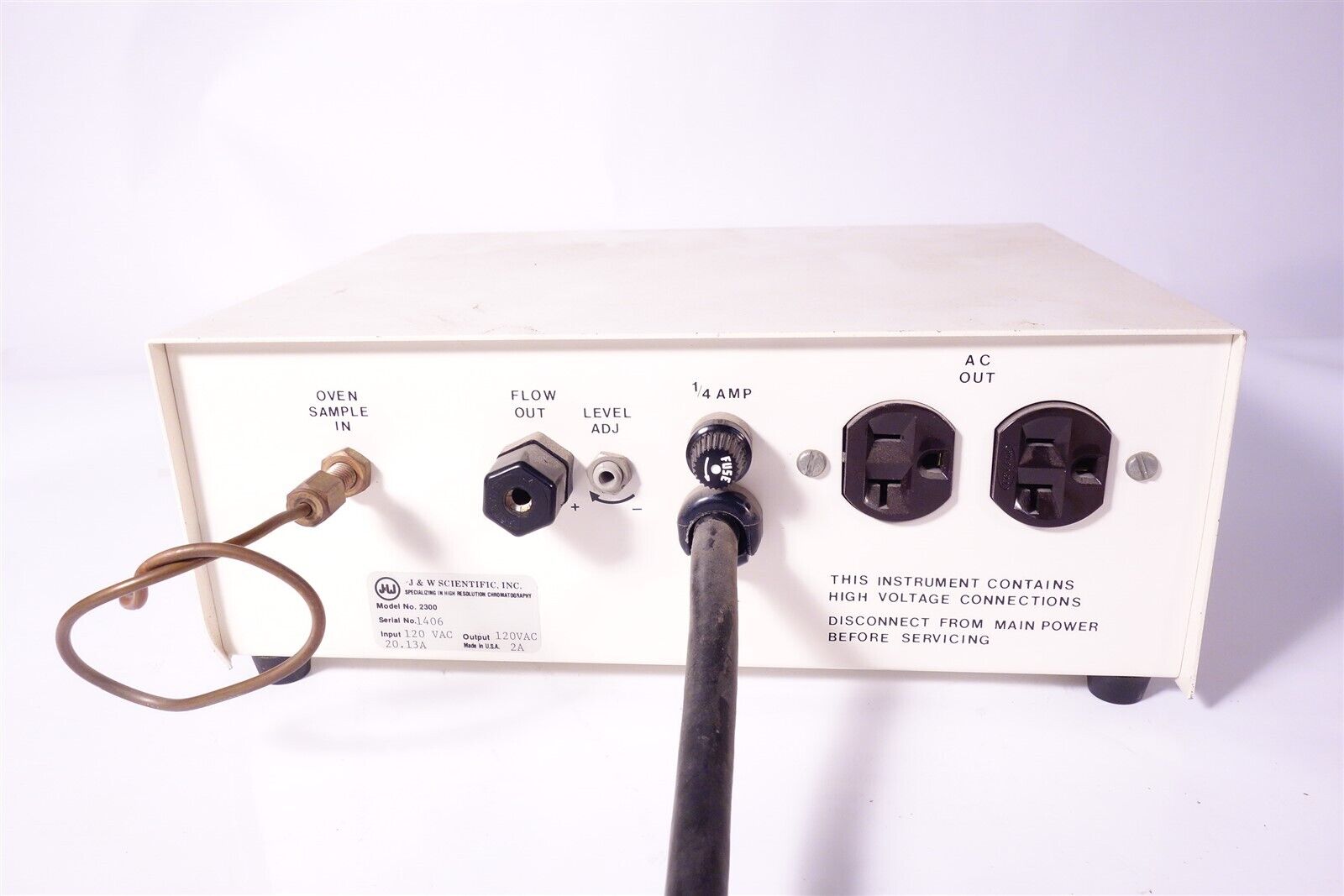 J&W Scientific 2300 G.C.Protector for Gas Chromatograph