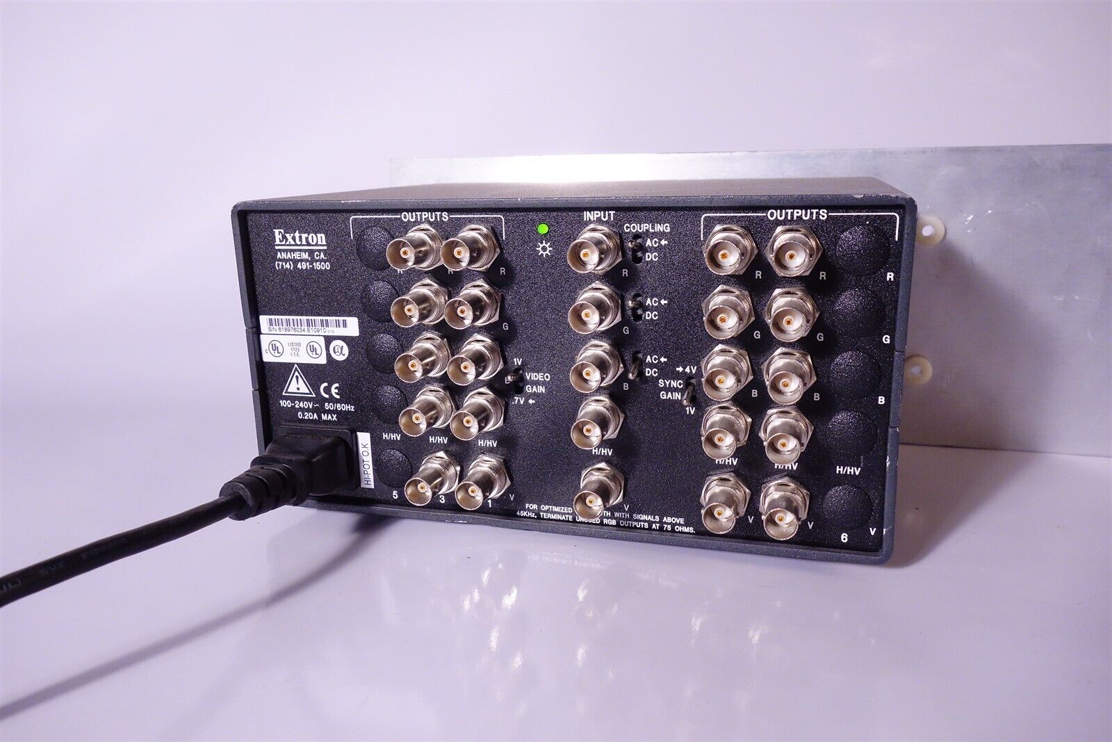 EXTRON RGB Distribution Amplifier ADA 4 300 MX Rackmount