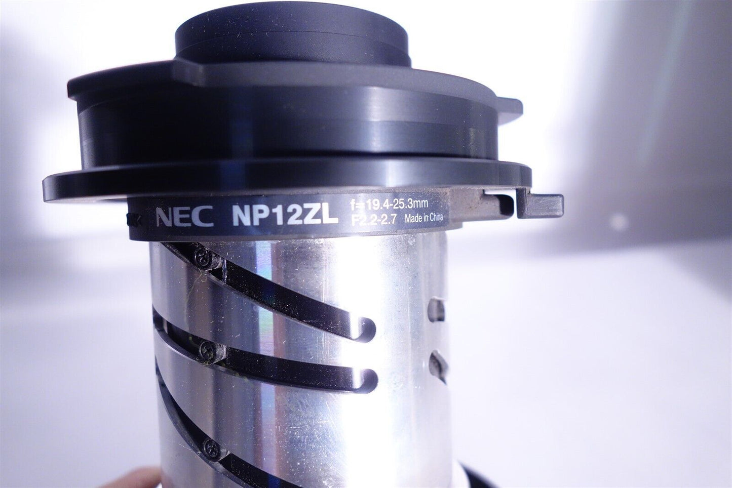 Genuine NEC NP12ZL Short Throw Projector Zoom Lens f=19.4-25.3mm F2.2-2.7