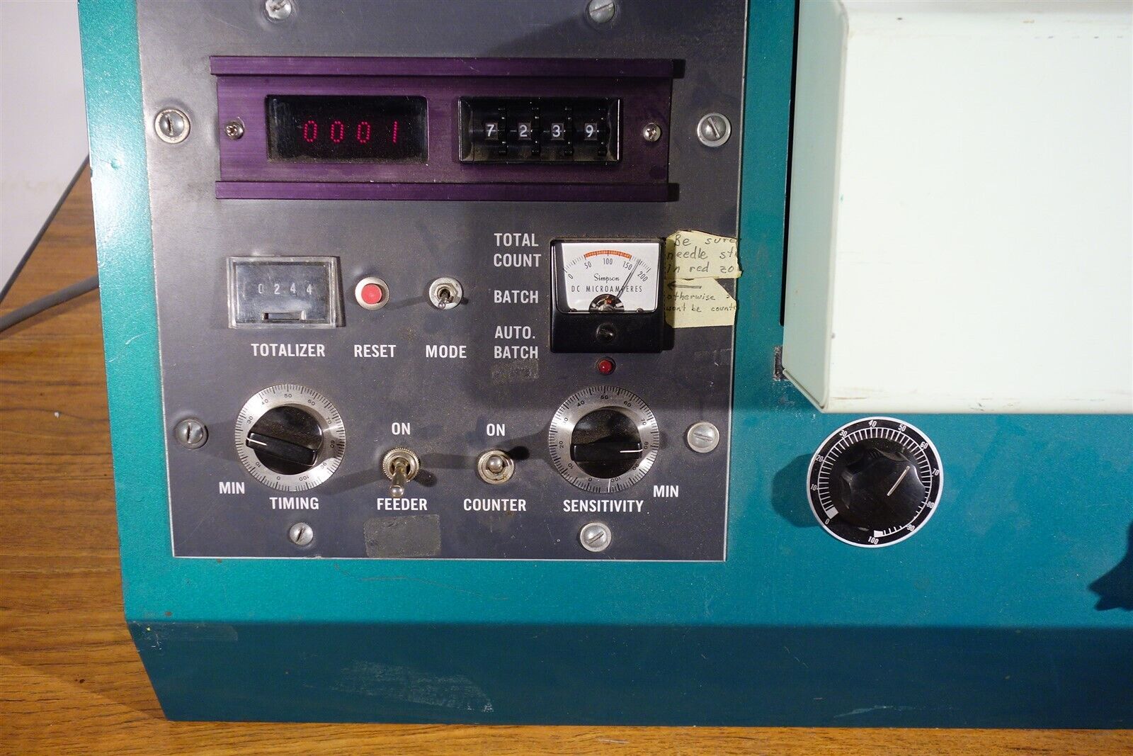 Seedburo 701A Count-A-Pak Seed Counter Computerized 