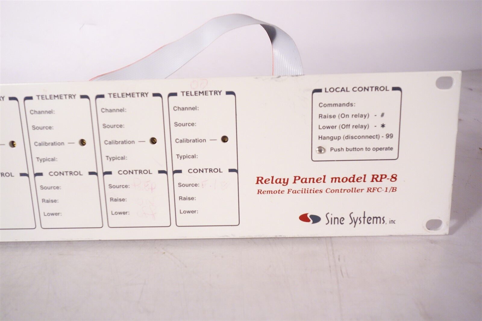 Sine Systems RP-8 Relay Panel with Connector Cable