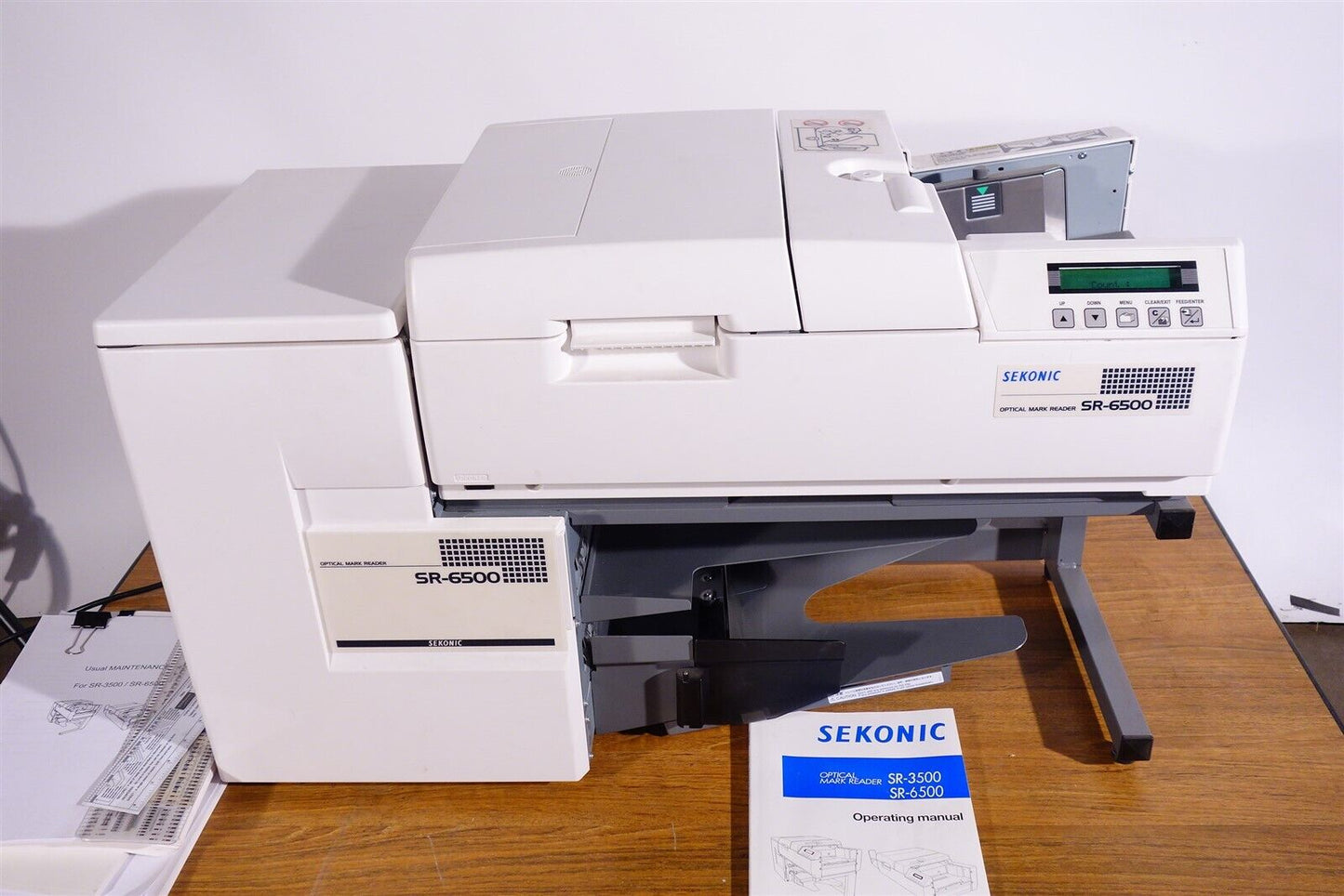 Sekonic SR-6500 OMR Optical Mark Reader + Stacker / Excellent 