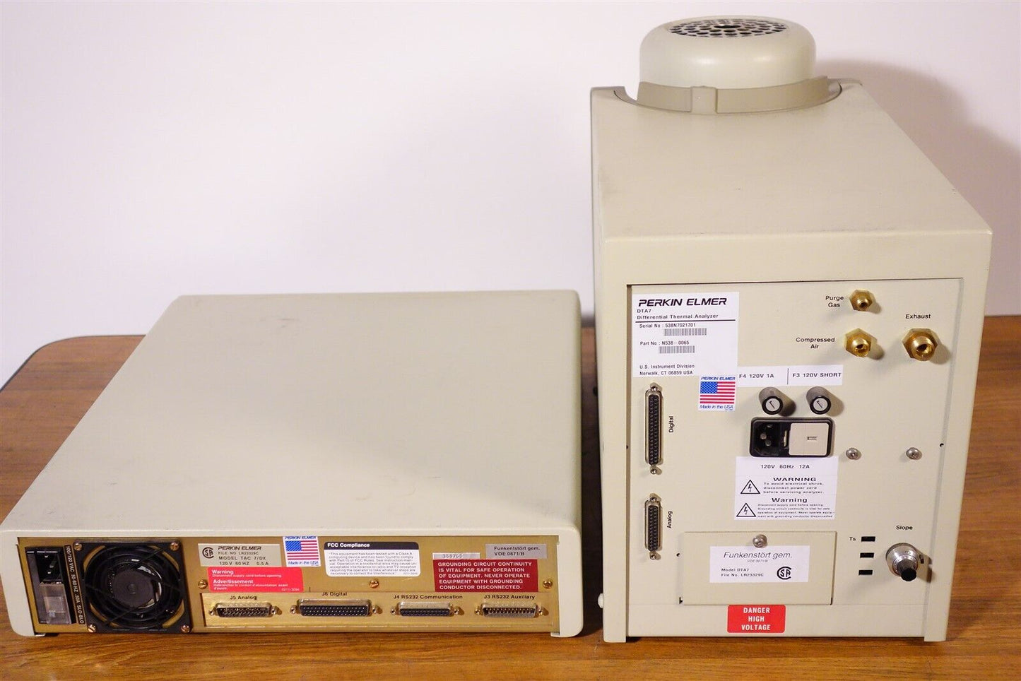 Perkin Elmer DTA7 Differential Thermal Analyzer + TAC7 Controller 