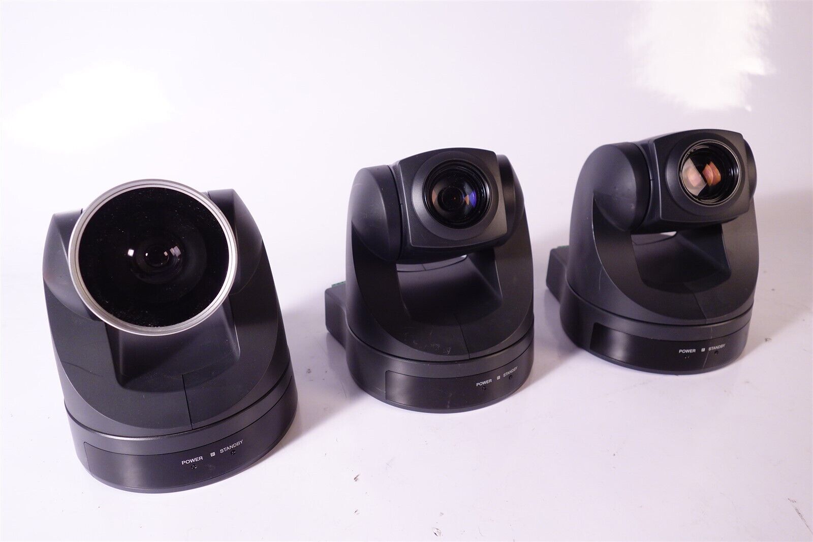 Lot of 3 - TESTED - WORKING Sony EVI-D70 + Power Supplies + Remotes