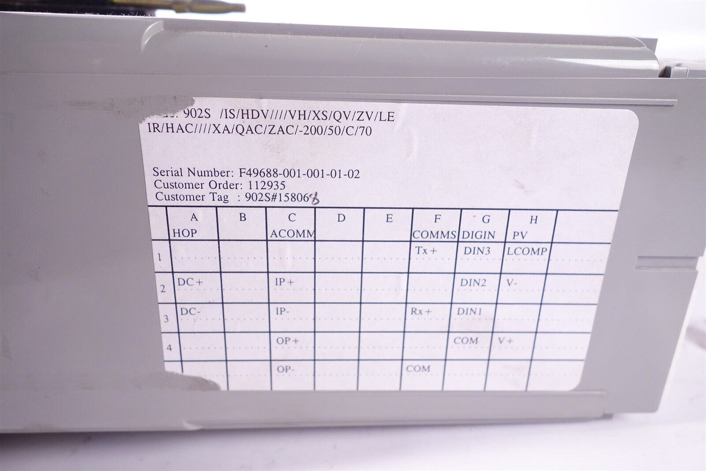Eurotherm Temperature Controller 902S /IS/HDV/VH/XS/QV/ZV/LE/IR/HAC/XA