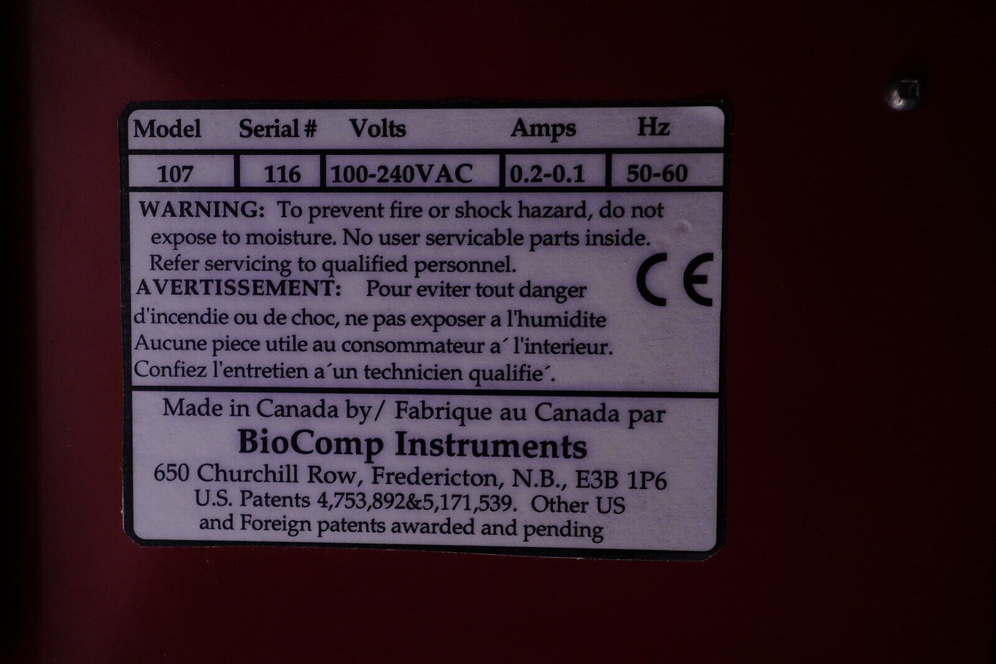 BioComp Instruments Gradient Master IP Model 107