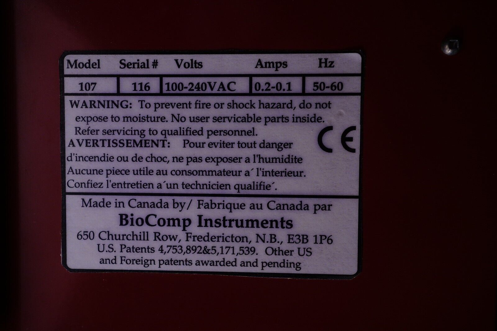 BioComp Instruments Gradient Master IP Model 107