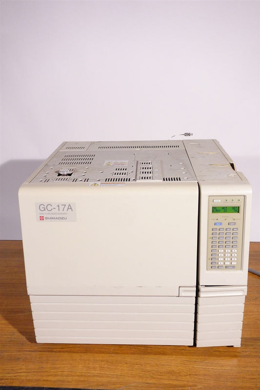 Shimadzu GC-17A Gas Chromatograph with FID Detector - Working 